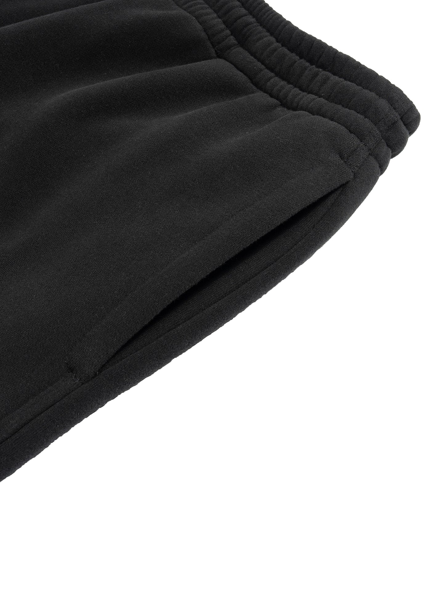 Fleece Drawstring Straight-Leg Sweatpants