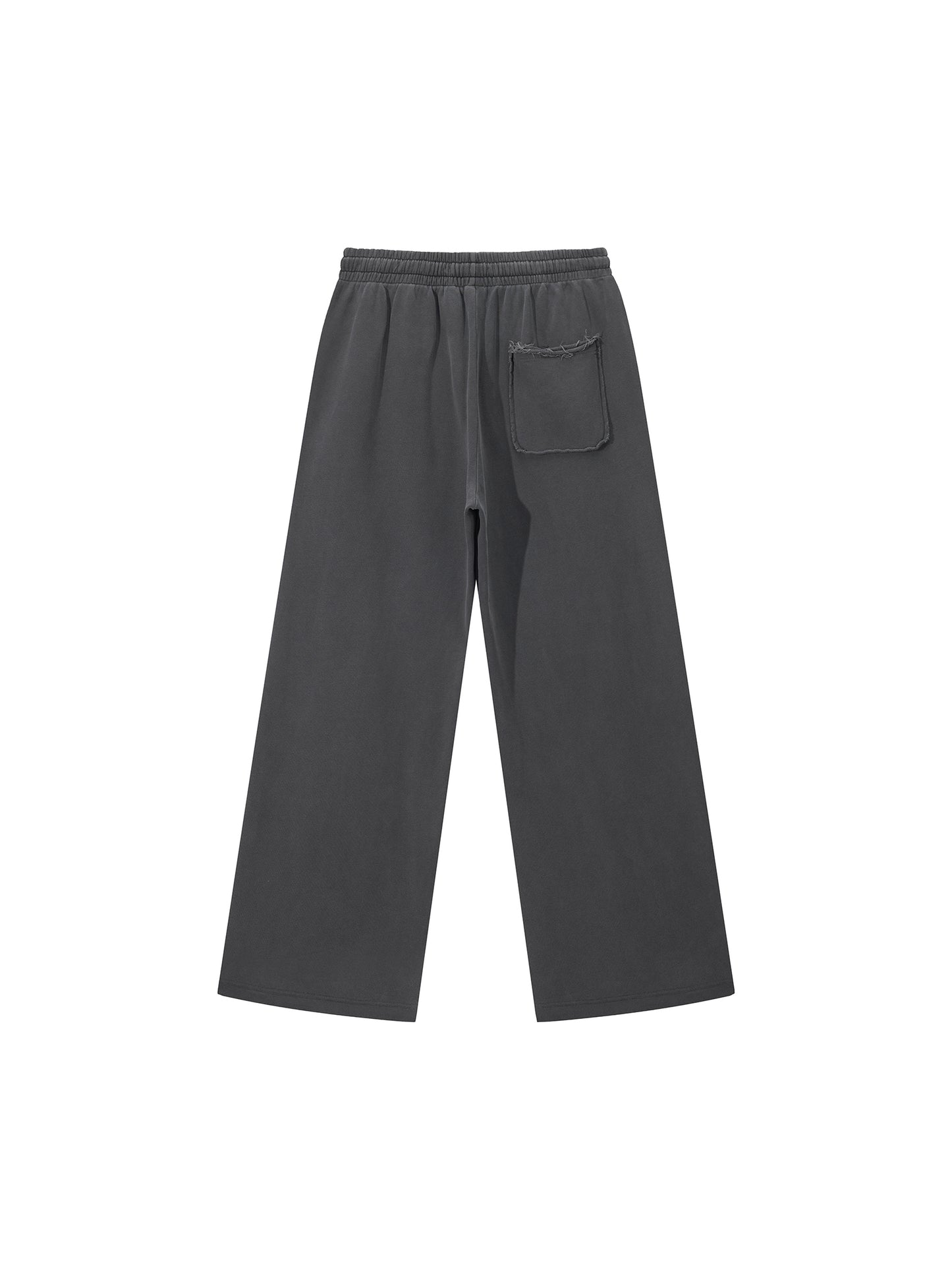 Snow Washed Raw Edge Sweatpants