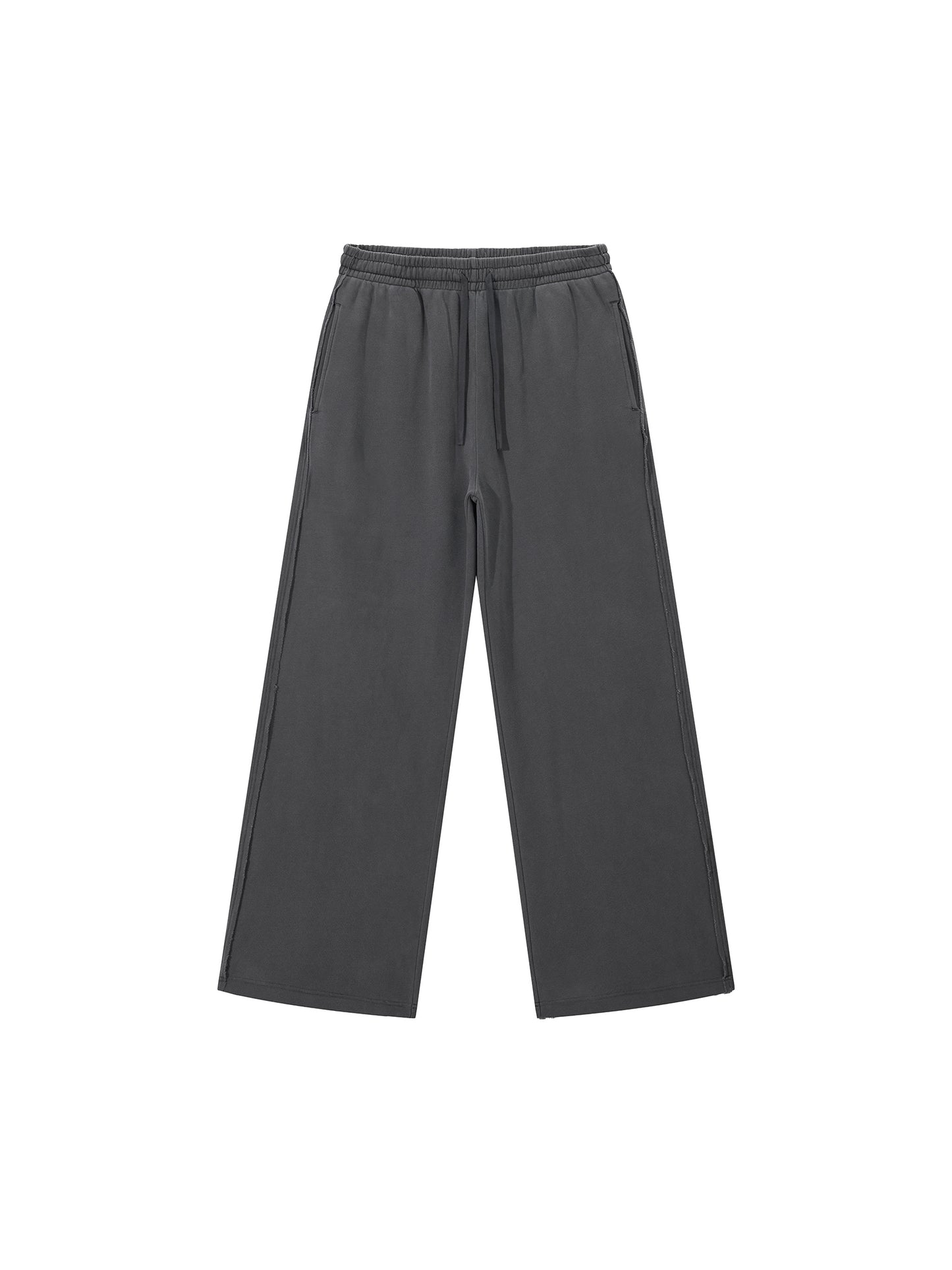 Snow Washed Raw Edge Sweatpants